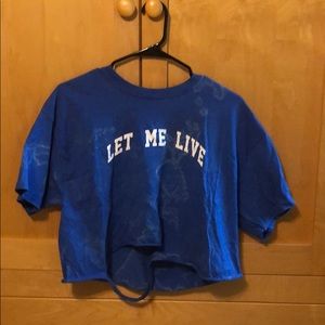 Oversized Cute crop top